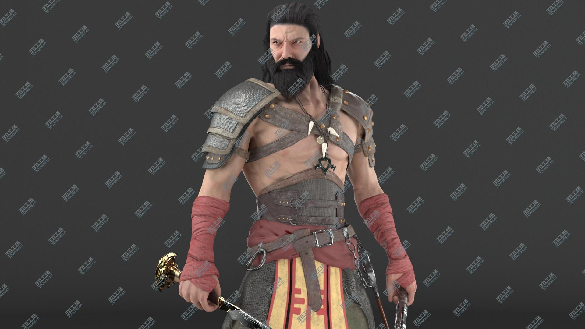 images/goods_img/20210313/Ancient Warrior PBR Rigged 3D model/1.jpg